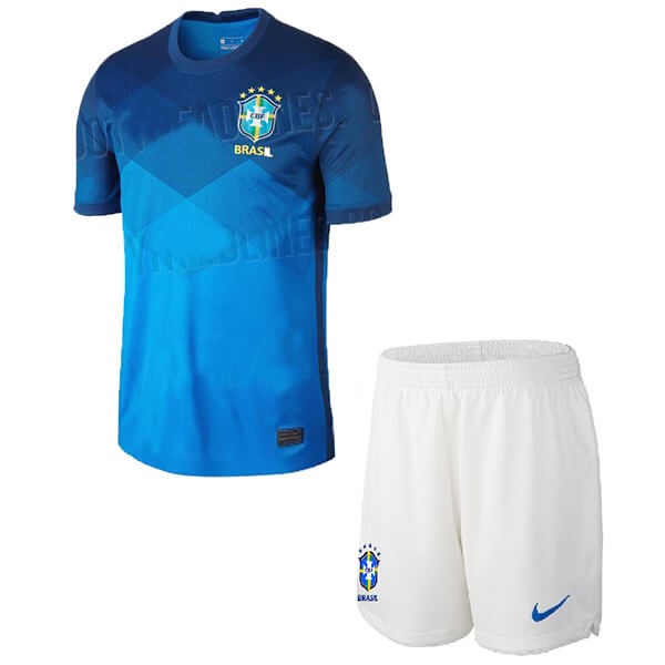 Camiseta Brasil Segunda equipación Niños 2020 Azul